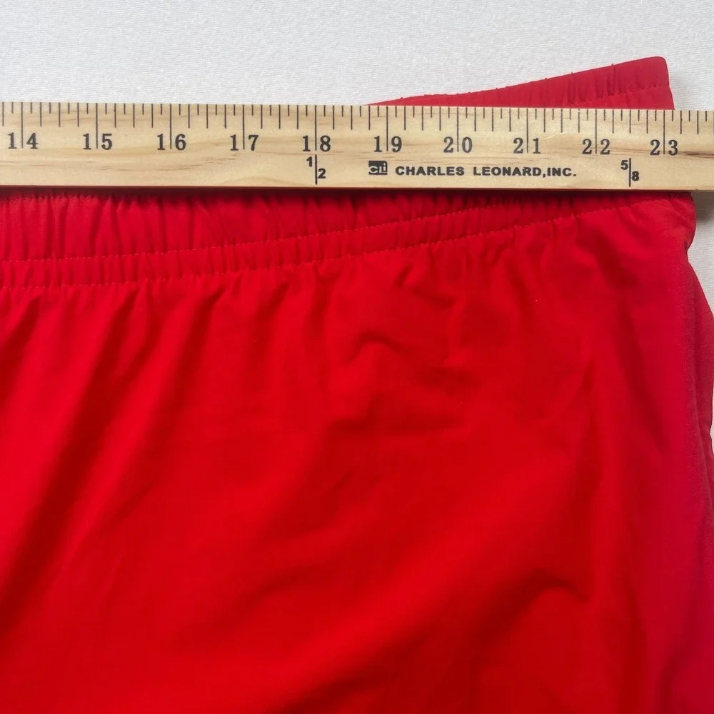 Under Armour Heat-gear‎ Track Pants Men's 3XL Red Loose Fit Ankle Zip Drawstring